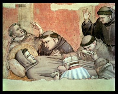 La Muerte de San Francisco (detalle) de Giotto di Bondone