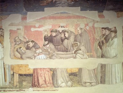 La Muerte de San Francisco (detalle) de Giotto di Bondone