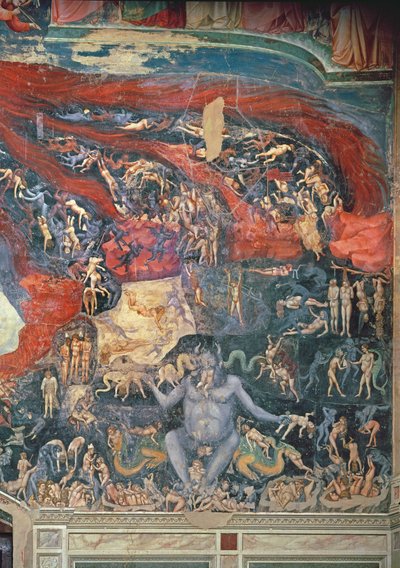El Juicio Final, detalle del Infierno, 1303-05 de Giotto di Bondone