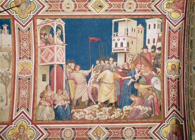 La masacre de los inocentes de Giotto di Bondone