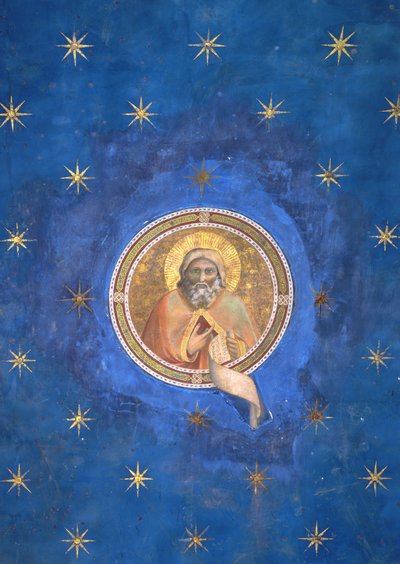 Baruc, de la bóveda del techo, c.1305 de Giotto di Bondone