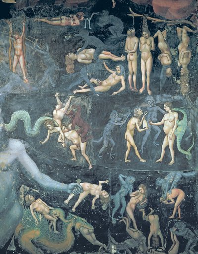 El Juicio Final, c.1305 (detalle) de Giotto di Bondone