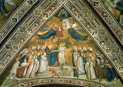 El matrimonio místico de San Francisco con la Santa Pobreza de Giotto di Bondone school of Giotto di Bondone school of