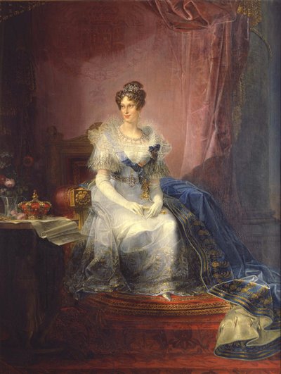 Retrato de Marie-Louise de Austria 1791-1847, Duquesa de Parma, 1837-1839 de Giovan Battista Borghesi