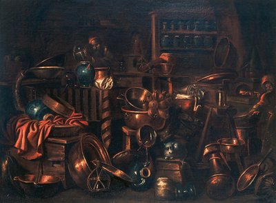 Laboratorio del alquimista de Giovan Domenico Valentino