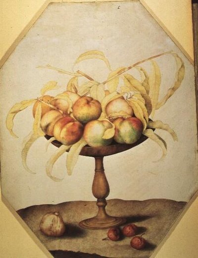 Tazón de Duraznos de Giovanna Garzoni