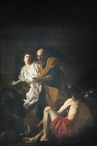 San Pedro sale de prisión de Giovanni Battista Caracciolo