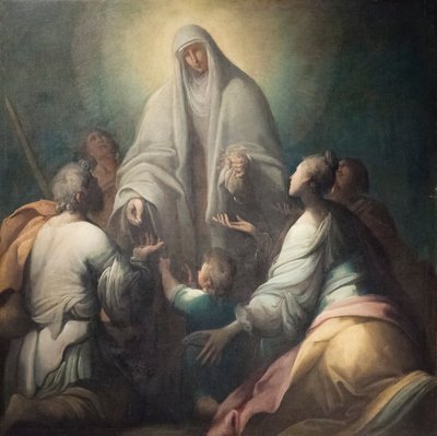 Madonna repartiendo almonedas de Giovanni (1575 1655) Donducci