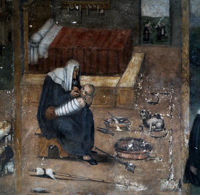 Historias de Mona Tancia (detalle) de Giovanni  Mannozzi