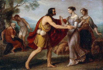 Encuentro entre Jacob y Raquel de Giovanni Carnovali