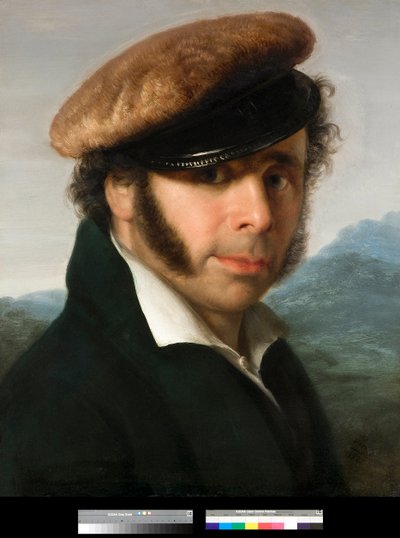 Retrato del pintor italiano Pietro Ronzoni (1781-1862) Pintura de Giovanni Carnovali dit Piccio (1804-1873) 1825 Colección particular de Giovanni (1804 1873) Carnovali