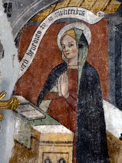 Los frescos de la capilla de la Annonciade, hacia 1470 (fresco) de Giovanni (attr. to) Baleison