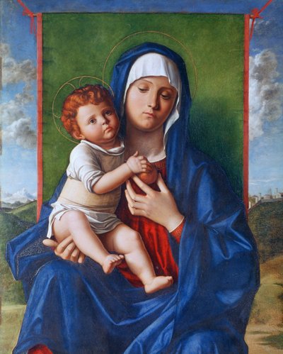 La Virgen y el Niño de Giovanni (workshop of) Bellini