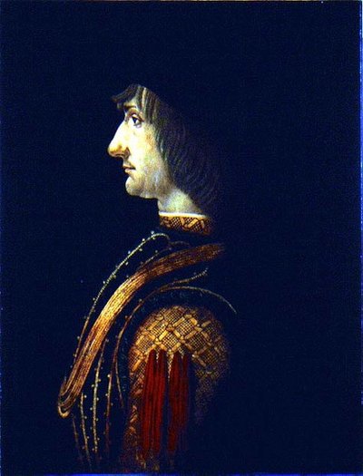 Retrato de un hombre de Giovanni Ambrogio de Predis