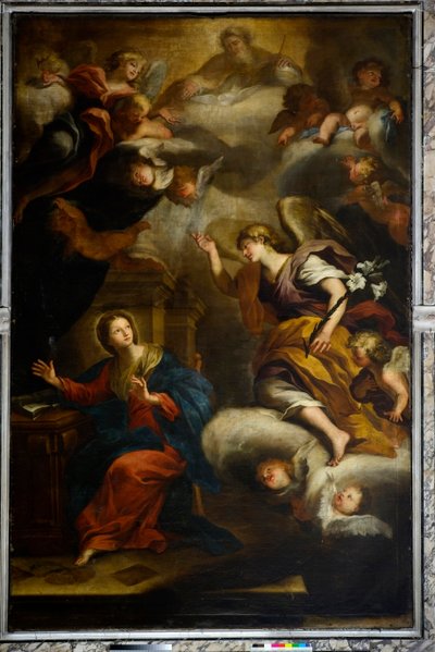 Anunciación, antes de 1670 de Giovanni Andrea Carlone