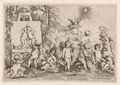 Alegoría con amorcillos de Giovanni Andrea Podesta