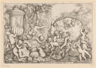 Bacanal conoció a Silenus de Giovanni Andrea Podesta