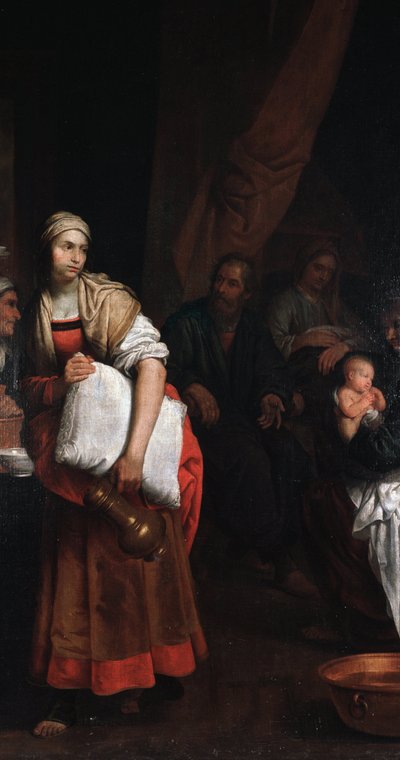 Nacimiento de María de Giovanni Andrea di Ferrari