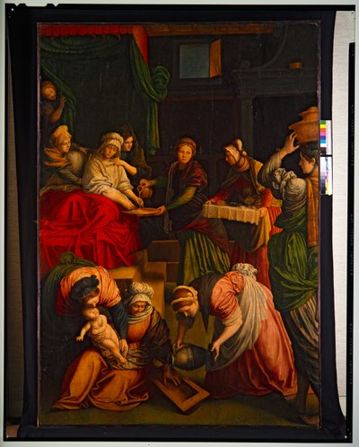 Cristo en la Casa de las 100 Marías de Giovanni Andrea di Ferrari
