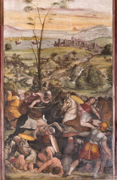 Batalla de Issus de Giovanni Antonio Bazzi Sodoma