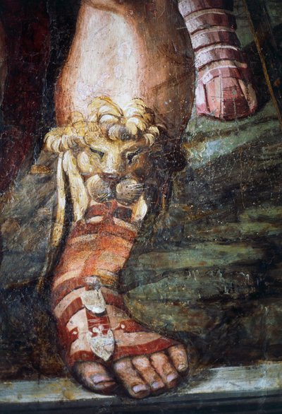 Matrimonio de Alejandro Magno y Roxana (detalle) de Giovanni Antonio Bazzi Sodoma