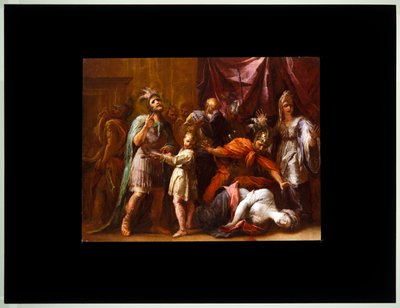 Muerte de Lucrecia (lienzo) de Giovanni Antonio Burrini or Burino