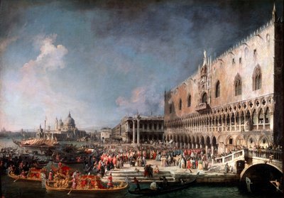 Llegada del embajador francés a Venecia, 1725-1726 de Giovanni Antonio Canal