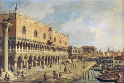 La Riva degli Schiavoni, Venecia de Giovanni Antonio Canal