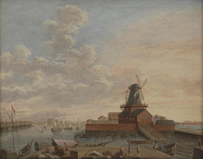 Astilleros navales en Christianshavn de Giovanni Antonio Cesari