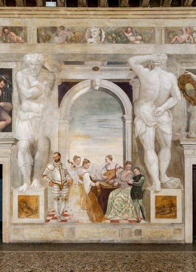 El Concierto, Salón Principal, c.1570 (fresco) de Giovanni Antonio Fasolo