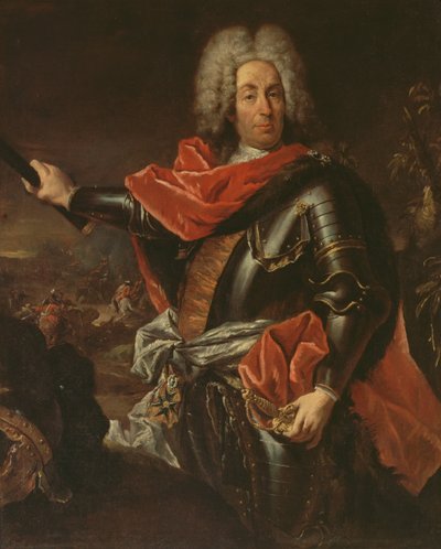 Retrato del mariscal Mattia von Schulemburg de Giovanni Antonio Guardi