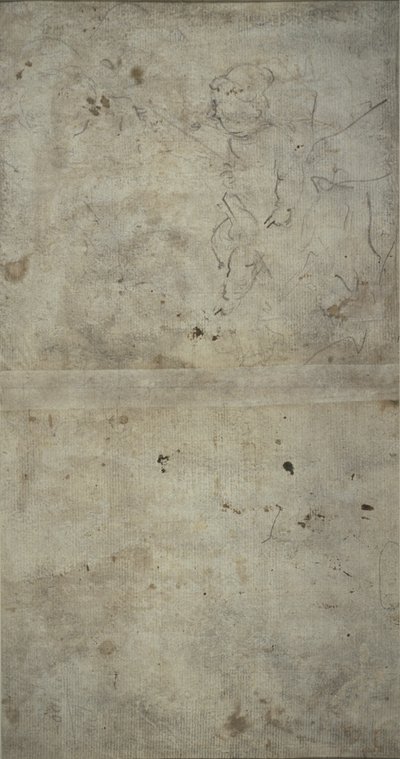 Boceto de José sosteniendo al Niño Jesús de Giovanni Antonio Guardi
