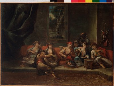 El harén, escena turca de Giovanni Antonio Guardi