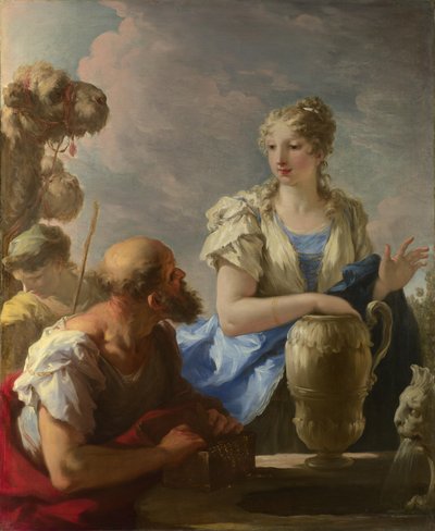 Rebeca en el pozo, 1708-13 de Giovanni Antonio Pellegrini