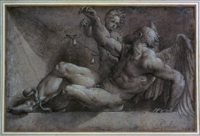 Alegoría del Tiempo de Giovanni Antonio Pordenone