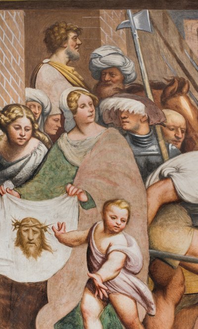 Nave Central, Segundo tramo sur, Jesús cae bajo la cruz, Il Pordenone de Giovanni Antonio Pordenone