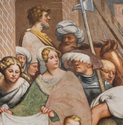 Nave Central, Segundo tramo sur, Jesús cae bajo la cruz, Il Pordenone de Giovanni Antonio Pordenone