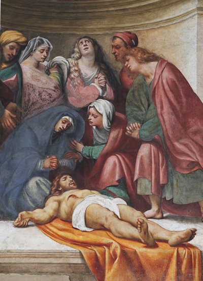 Deposición, detalle de 2562706 de Giovanni Antonio Pordenone