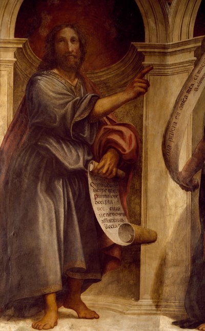 Isaías (detalle) de Giovanni Antonio Pordenone