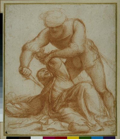 Estudio del martirio de San Pedro Mártir de Giovanni Antonio Pordenone