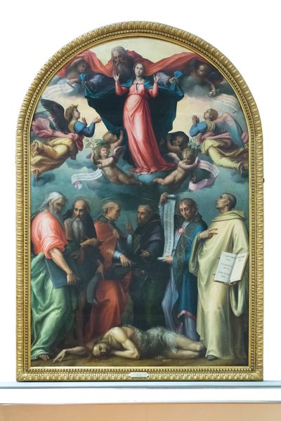 Disputa sobre la inmaculada concepción de Giovanni Antonio Sogliani