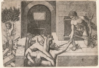 Alegoría del Rescate de la Humanidad: Virtus Deserta de Giovanni Antonio da Brescia