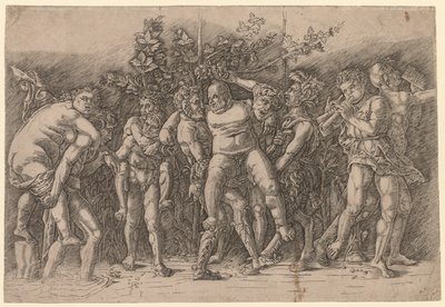 Bacanal con Sileno de Giovanni Antonio da Brescia