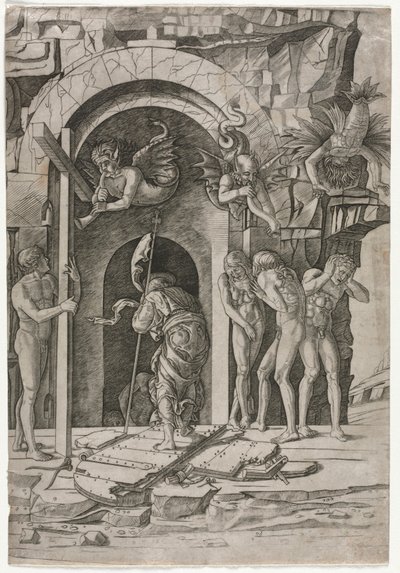 Descenso al limbo, c. 1490-1500 de Giovanni Antonio da Brescia