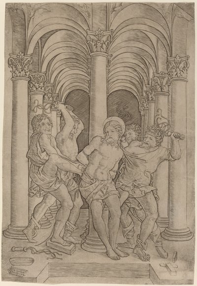 Flagelación de Giovanni Antonio da Brescia