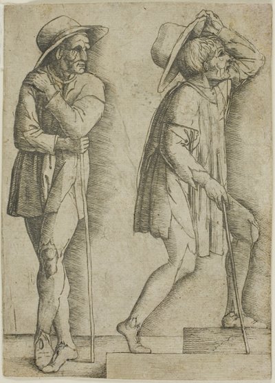 Dos campesinos de Giovanni Antonio da Brescia