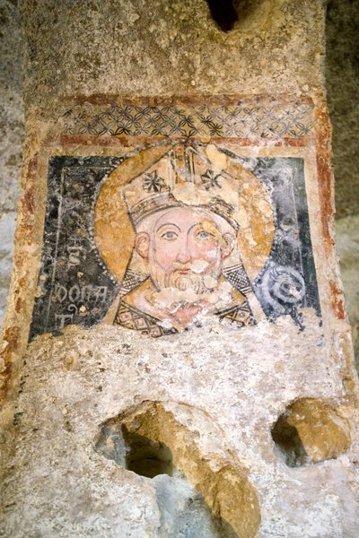 Fresco, iglesia rocosa, Convicinio di Sant