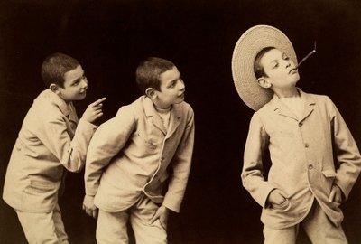 "Fotografía múltiple". Estudio fotográfico de un niño de Phillipe de Marlier