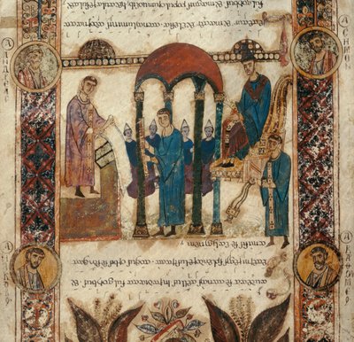 Recitación del Exultet durante la Vigilia Pascual. Exultet de la Catedral de San Sabino en Bari de Phillipe de Marlier