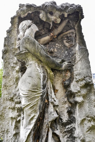 Cementerio de San Vicente/Rue Lucien Gaulard/París XVIII/Ile de France/Francia de Phillipe de Marlier